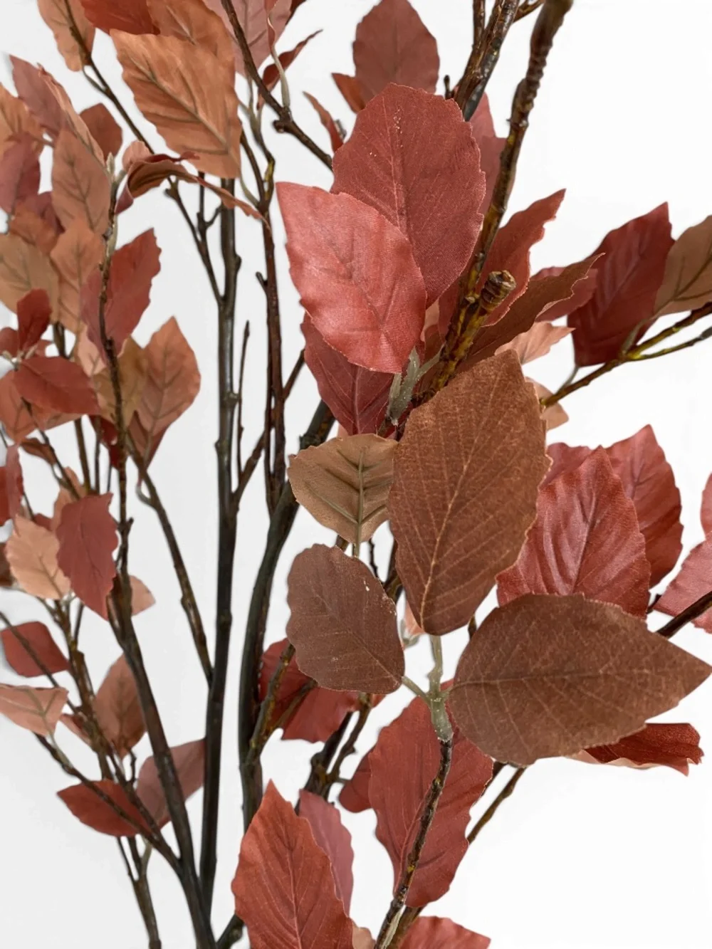 Crate & Barrel Faux Rust Leaf Branches 66
